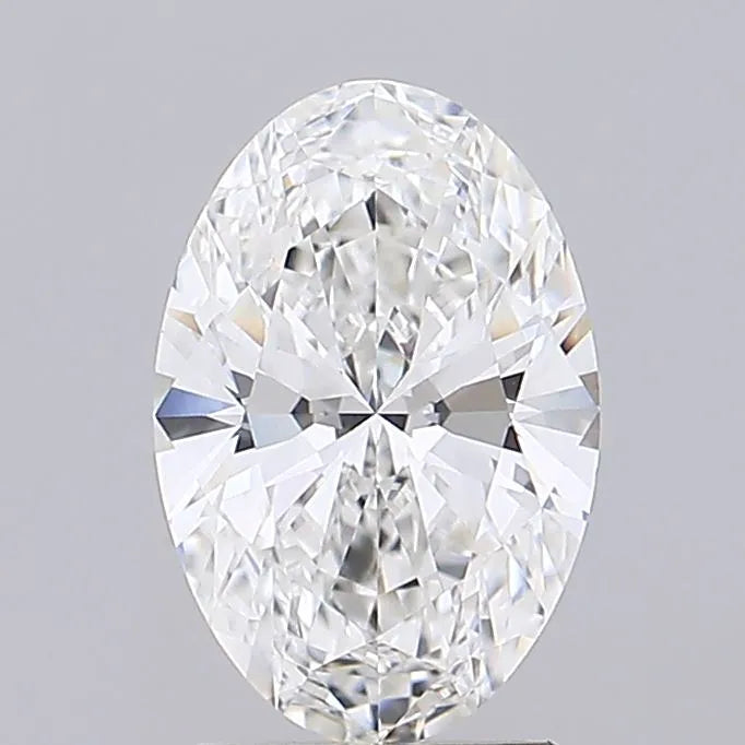 2.03ct Oval Lab Grown Diamond (Colour E, Clarity VVS2, IGI Certified)
