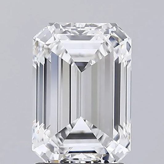 2.04ct Emerald Lab Grown Diamond (Colour E, Clarity VVS1, IGI Certified)