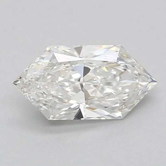 2.04ct Hexagonal Lab Grown Diamond (Colour E, Clarity VVS2, IGI Certified)