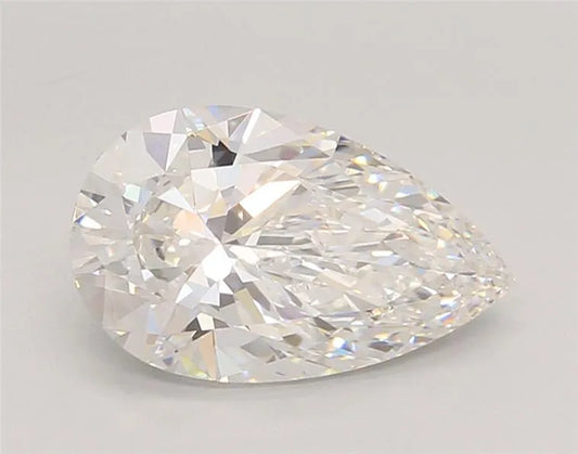 2.04ct Pear Lab Grown Diamond (Colour F, Clarity VVS2, IGI Certified)