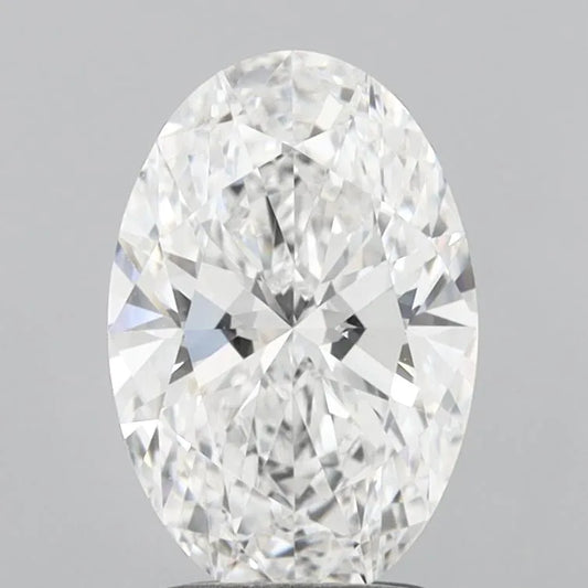 2.05ct Oval Lab Grown Diamond (Colour D, Clarity VVS2, IGI Certified)