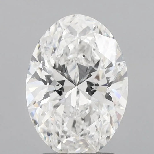 2.05ct Oval Lab Grown Diamond (Colour E, Clarity VVS1, IGI Certified)