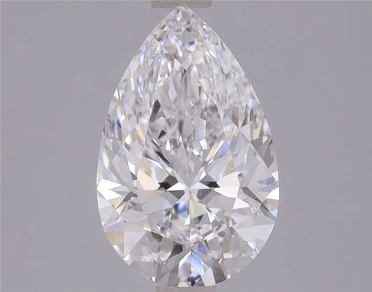 2.05ct Pear Lab Grown Diamond (Colour D, Clarity VVS1, IGI Certified)