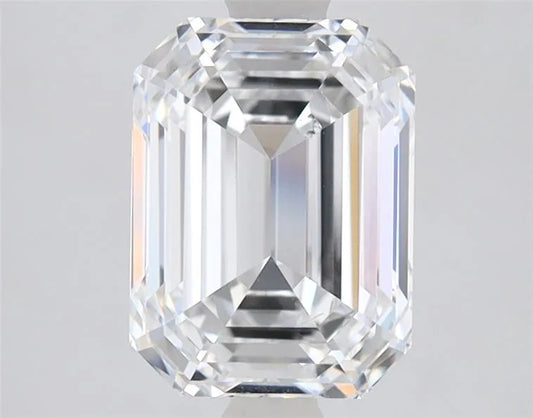 2.06ct Emerald Lab Grown Diamond (Colour D, Clarity SI1, IGI Certified)