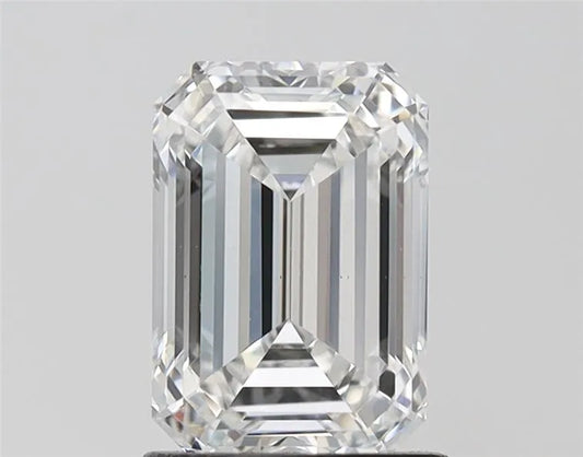 2.06ct Emerald Lab Grown Diamond (Colour F, Clarity VS2, GIA Certified)