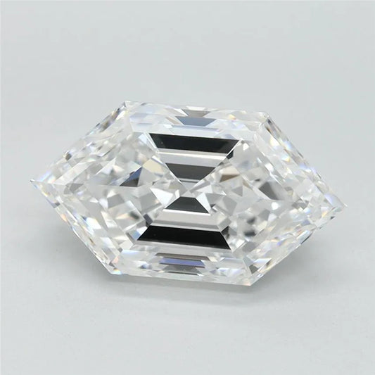 2.06ct Hexagonal Lab Grown Diamond (Colour D, Clarity FL, IGI Certified)