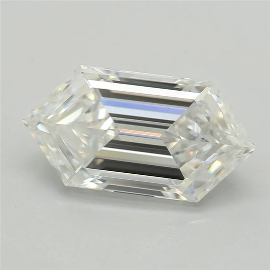 2.06ct Hexagonal Lab Grown Diamond (Colour E, Clarity VVS2, IGI Certified)