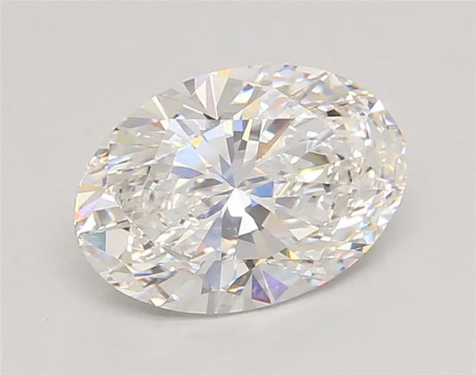 2.06ct Oval Lab Grown Diamond (Colour E, Clarity VVS1, IGI Certified)