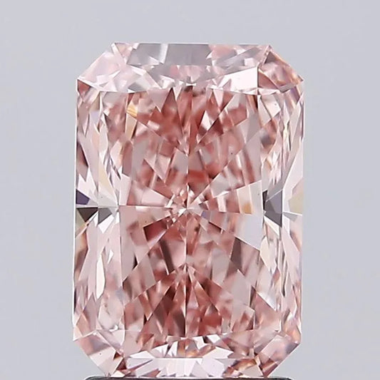 2.06ct Radiant Lab Grown Diamond (Colour Fancy Vivid Pink, Clarity VVS2, IGI Certified)