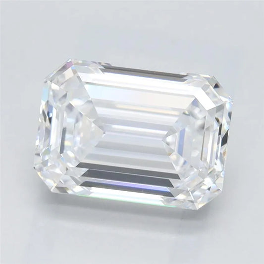 2.07ct Emerald Lab Grown Diamond (Colour D, Clarity IF, IGI Certified)