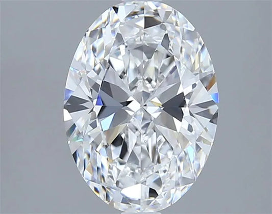 2.07ct Oval Lab Grown Diamond (Colour D, Clarity VVS2, IGI Certified)