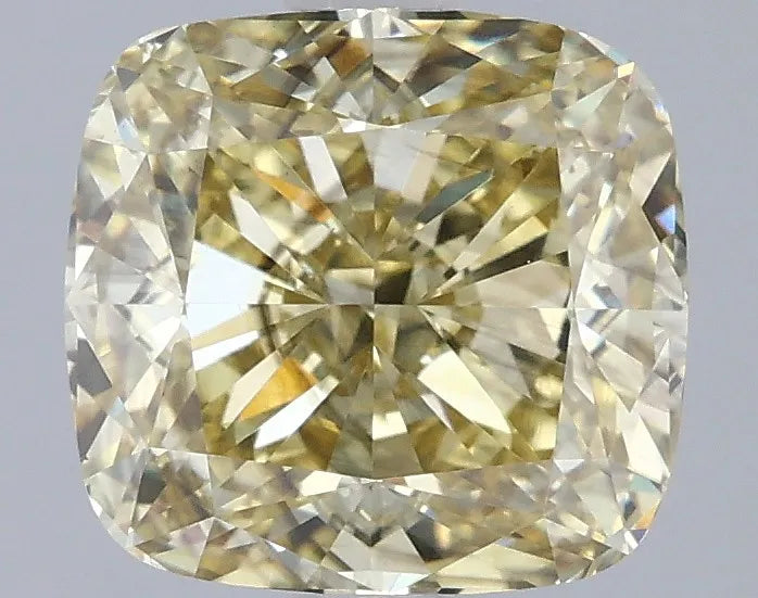 2.08ct Cushion modified Lab Grown Diamond (Colour Fancy Yellow, Clarity SI1, IGI Certified)