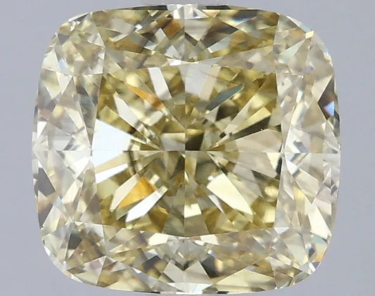 2.08ct Cushion modified Lab Grown Diamond (Colour Fancy Yellow, Clarity SI1, IGI Certified)