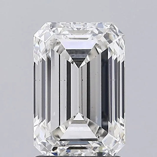 2.08ct Emerald Lab Grown Diamond (Colour G, Clarity VS2, IGI Certified)