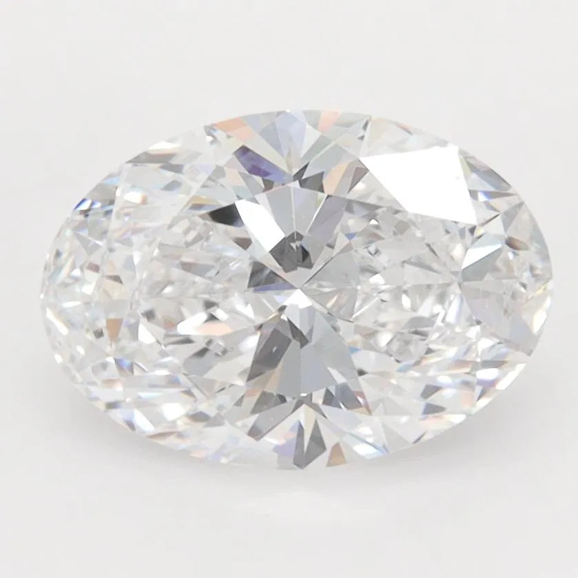2.10ct Oval Lab Grown Diamond (Colour D, Clarity VVS1, IGI Certified)