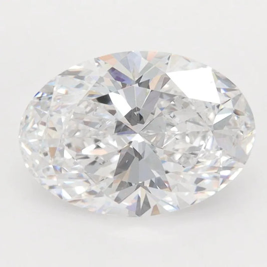 2.10ct Oval Lab Grown Diamond (Colour D, Clarity VVS1, IGI Certified)