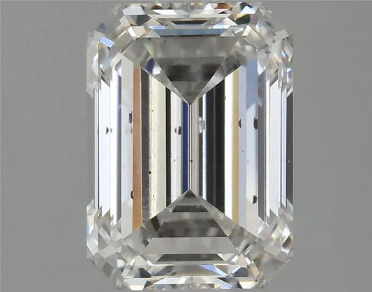 2.11ct Emerald Lab Grown Diamond (Colour F, Clarity SI1, IGI Certified)