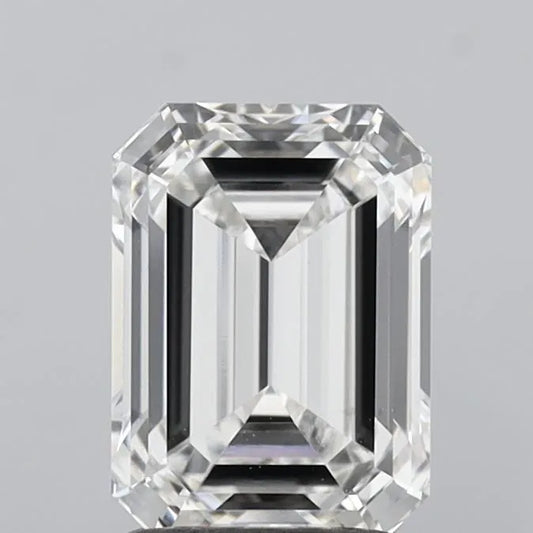 2.12ct Emerald Lab Grown Diamond (Colour F, Clarity VS1, IGI Certified)