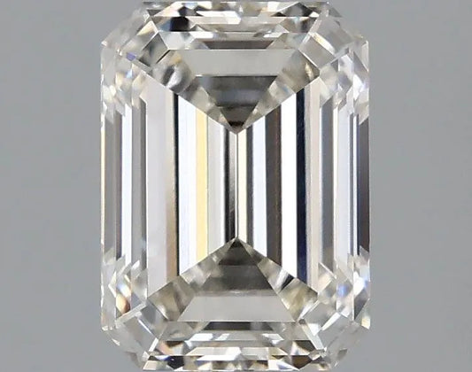2.12ct Emerald Lab Grown Diamond (Colour H, Clarity VVS2, IGI Certified)