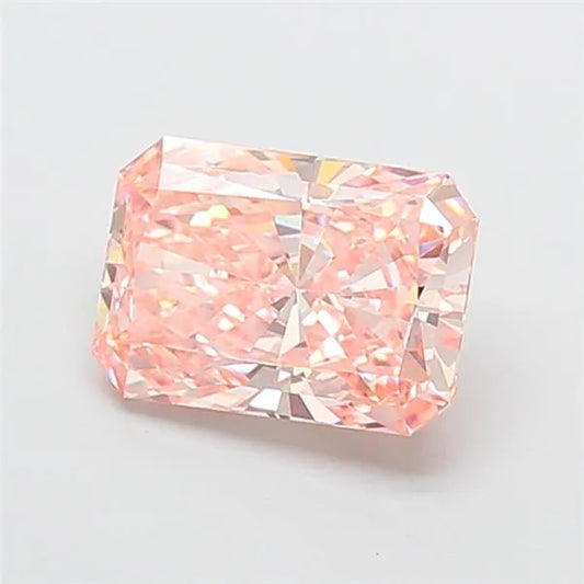 2.12ct Radiant Lab Grown Diamond (Colour Fancy Vivid Pink, Clarity VVS2, IGI Certified)