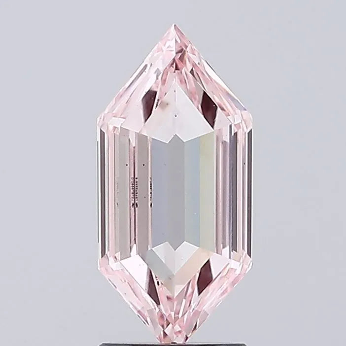 2.13ct Hexagonal Lab Grown Diamond (Colour Fancy Intense Pink, Clarity VS1, IGI Certified)