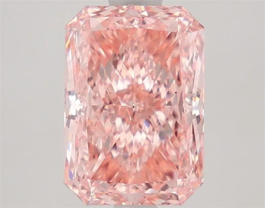 2.15ct Radiant Lab Grown Diamond (Colour Fancy Vivid Pink, Clarity VS1, IGI Certified)