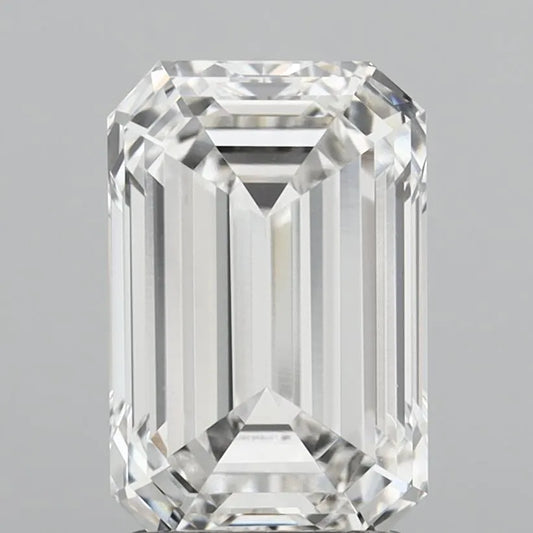 2.17ct Emerald Lab Grown Diamond (Colour F, Clarity VVS2, IGI Certified)