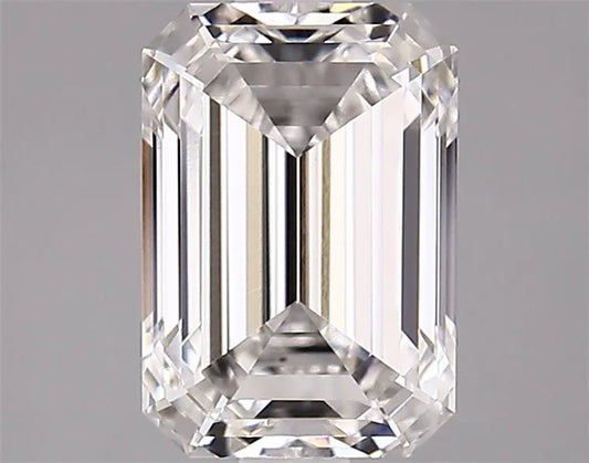 2.20ct Emerald Lab Grown Diamond (Colour F, Clarity VVS2, IGI Certified)
