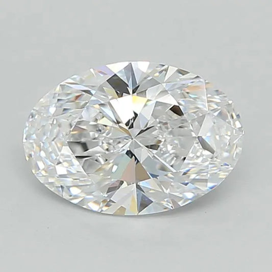 2.30ct Oval Lab Grown Diamond (Colour D, Clarity VVS1, IGI Certified)