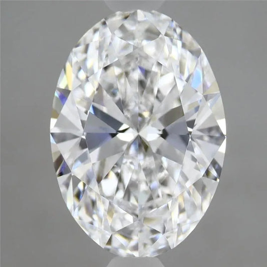 2.33ct Oval Lab Grown Diamond (Colour D, Clarity VVS1, IGI Certified)