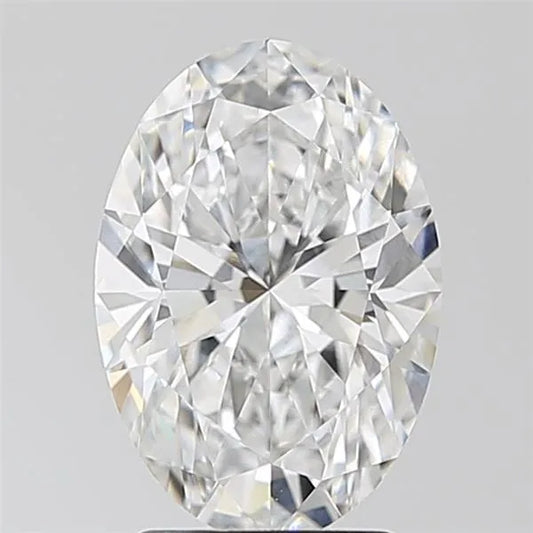 2.33ct Oval Lab Grown Diamond (Colour D, Clarity VVS1, IGI Certified)