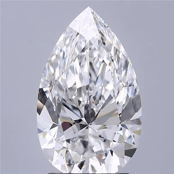 2.34ct Pear Lab Grown Diamond (Colour D, Clarity VVS2, IGI Certified)