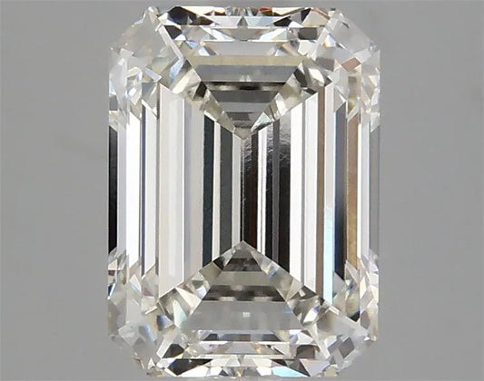 2.44ct Emerald Lab Grown Diamond (Colour H, Clarity VVS2, IGI Certified)