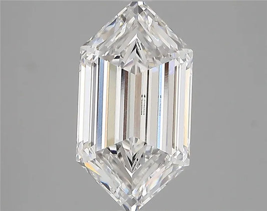 2.48ct Hexagonal Lab Grown Diamond (Colour E, Clarity VVS2, IGI Certified)