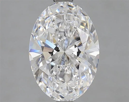 2.49ct Oval Lab Grown Diamond (Colour D, Clarity IF, Cut EX, IGI Certified)