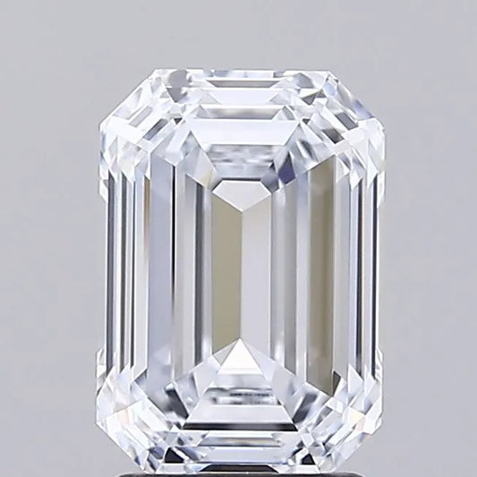 2.50ct Emerald Lab Grown Diamond (Colour E, Clarity VVS1, IGI Certified)
