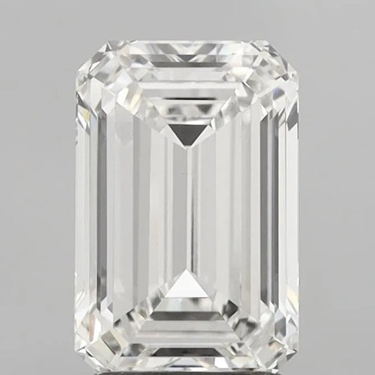 2.50ct Emerald Lab Grown Diamond (Colour F, Clarity VVS2, IGI Certified)