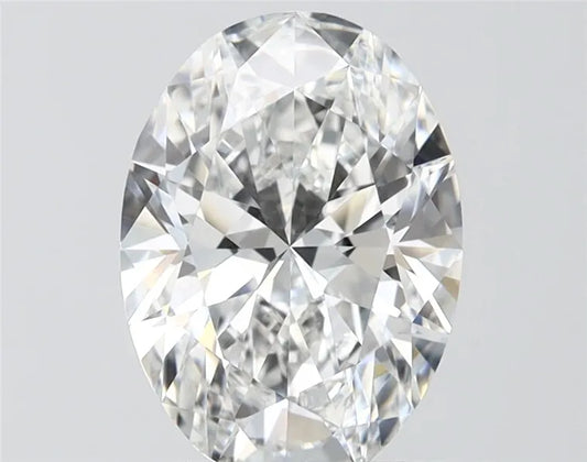2.50ct Oval Lab Grown Diamond (Colour E, Clarity VVS2, IGI Certified)