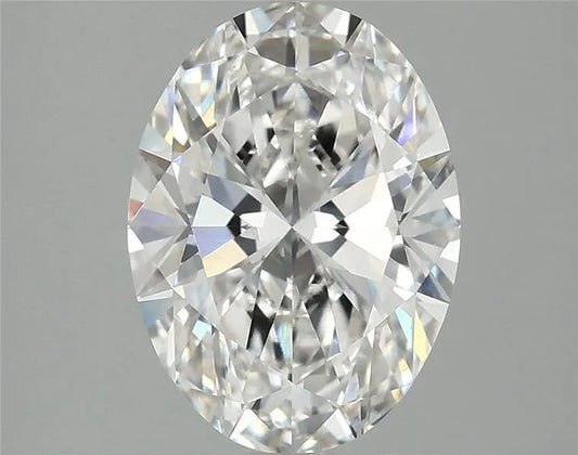 2.50ct Oval Lab Grown Diamond (Colour F, Clarity VS1, IGI Certified)