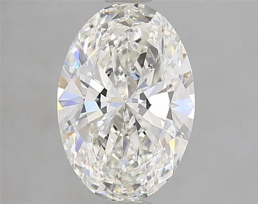 2.50ct Oval Lab Grown Diamond (Colour G, Clarity VS1, IGI Certified)
