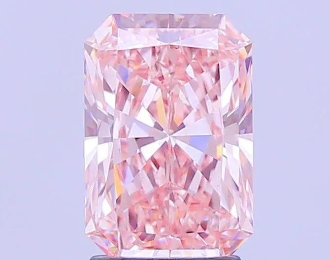 2.50ct Radiant Lab Grown Diamond (Colour Fancy Intense Pink, Clarity VS2, IGI Certified)