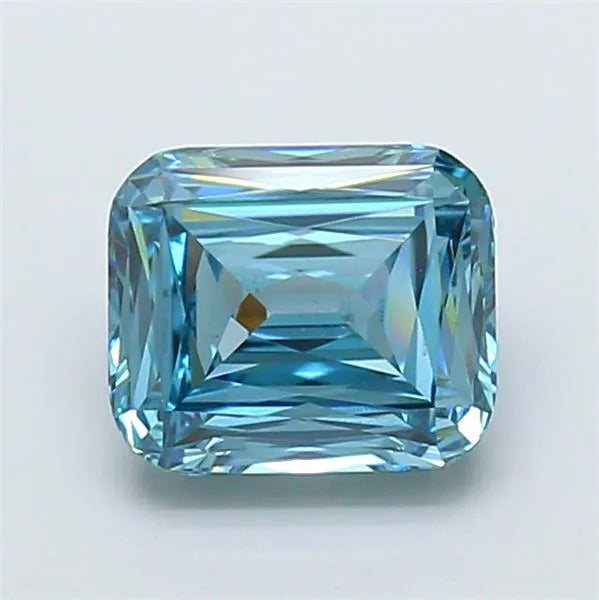 2.51ct Cushion modified Lab Grown Diamond (Colour Fancy Vivid Blue, Clarity VS1, IGI Certified)