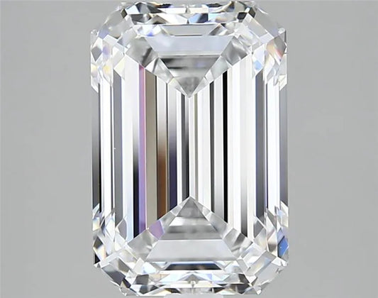 2.51ct Emerald Lab Grown Diamond (Colour D, Clarity VVS1, IGI Certified)
