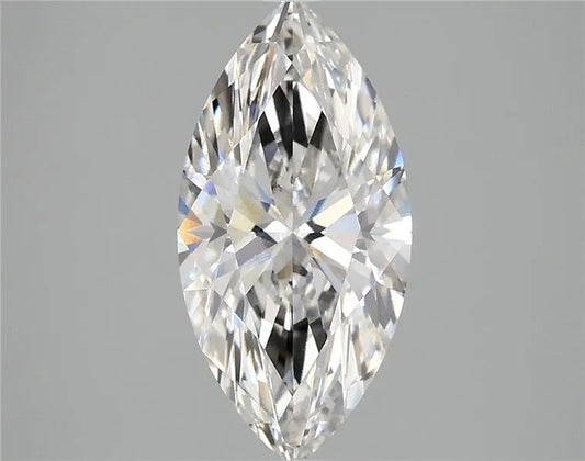 2.51ct Marquise Lab Grown Diamond (Colour F, Clarity SI1, IGI Certified)