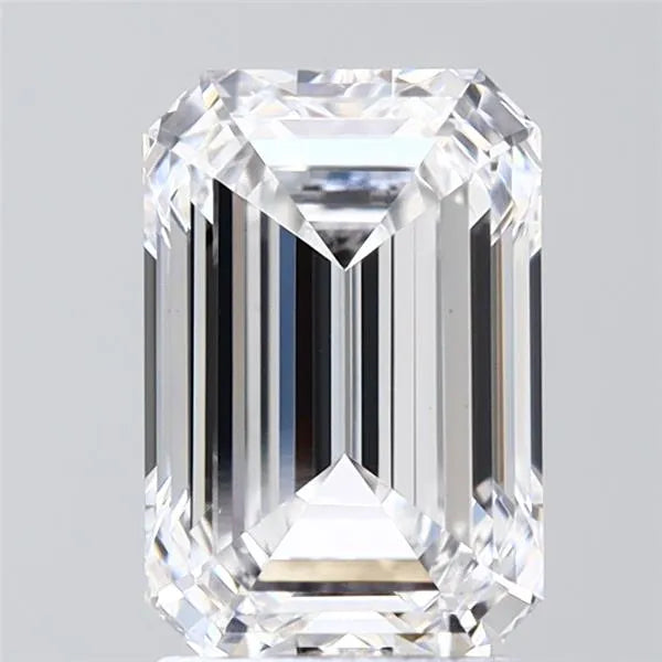 2.52ct Emerald Lab Grown Diamond (Colour D, Clarity VVS2, IGI Certified)