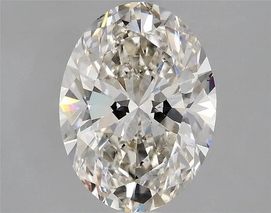2.52ct Oval Lab Grown Diamond (Colour H, Clarity VS2, IGI Certified)