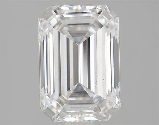 2.53ct Emerald Lab Grown Diamond (Colour D, Clarity SI1, IGI Certified)
