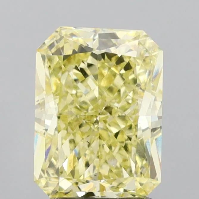 2.53ct Radiant Lab Grown Diamond (Colour Fancy Light Yellow, Clarity VS2, IGI Certified)
