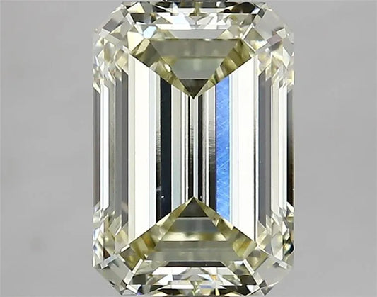 2.54ct Emerald Lab Grown Diamond (Colour Light Yellow, Clarity VS1, Cut GD, IGI Certified)