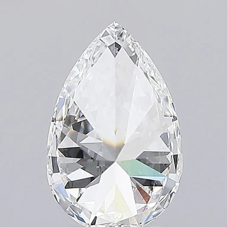 2.56ct Pear Lab Grown Diamond (Colour D, Clarity VVS2, IGI Certified)